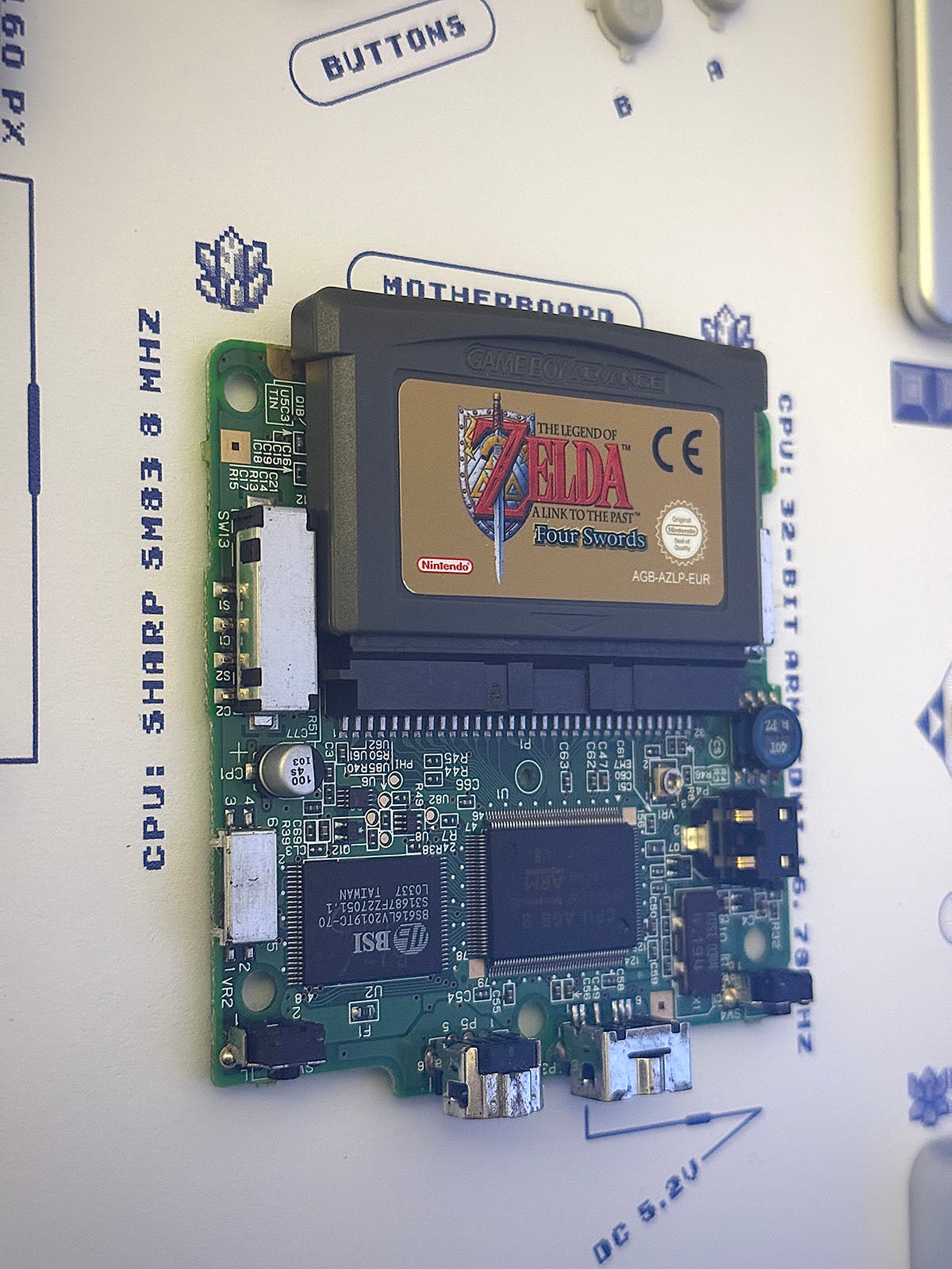 Zelda Themed - Game Boy Advance SP